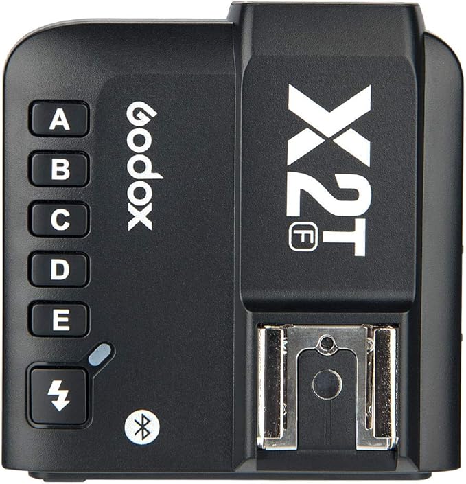 Godox X2T X2T-F Flash Trigger for Fujifilm, with 2.4G TTL HSS 1/8000s Group Function LCD Control Panel Firmware Update, GODOX X2 X2TF X2T F Wireless Flash Trigger Transmitter for Fuji Camera