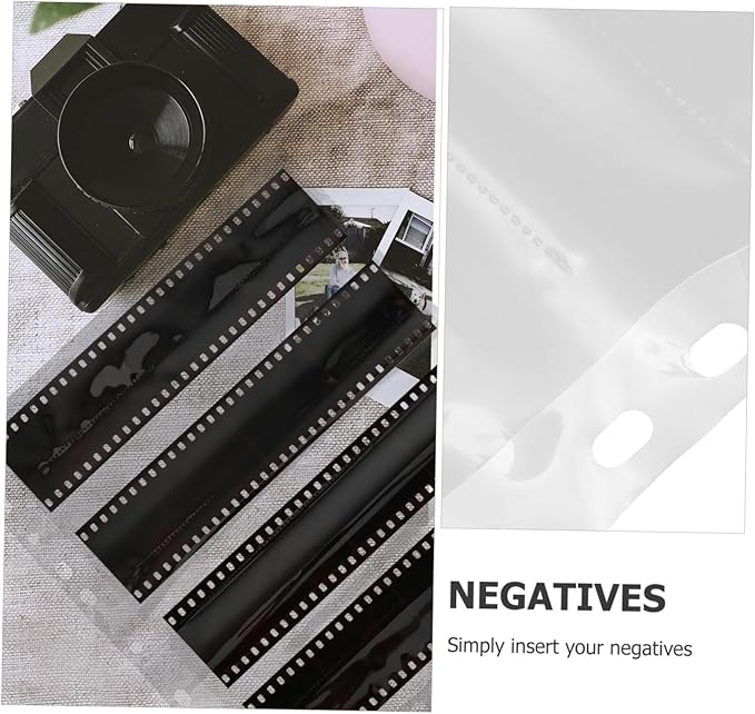 10pcs Document Pouch Set Heavy Duty Negative Sleeves for Archival Photo Storage and Film Protection for Collectors and Historians
