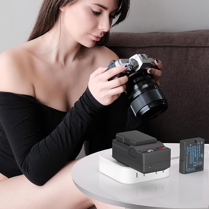 LP EN-EL14 EN EL14a Battery Charger Pack, 2-Pack Battery 1500mAh Compatible with Nikon D3500, D5600, D3300, D5100, D5500, D3100, D3200, D5200, D5300, D3400, DF, P7000, P7100, P7700, P7800 & More