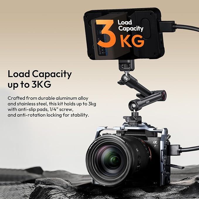 ULANZI HD02 Magic Arm Super Clamp Kit and CU01 Camera Cooler
