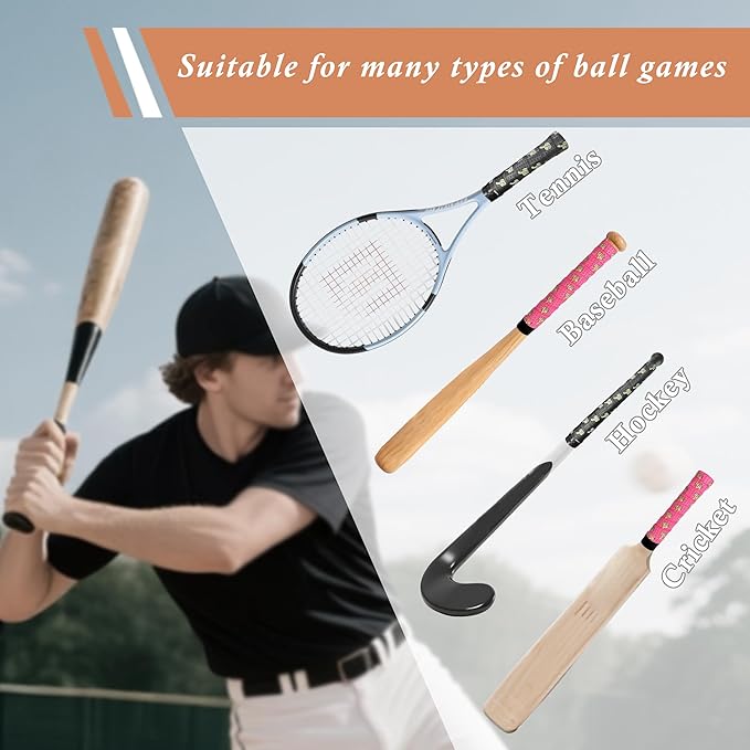 Bat Grip for Baseball & Softball, Precut Bat Tape – Wrap Your Bat