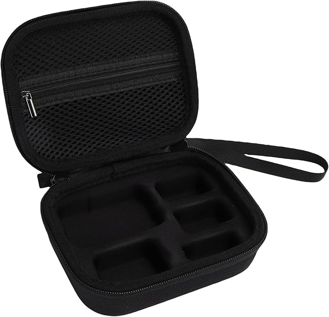 Vikye Carrying Case for Action 6, Water Proof Hard Carrying Bag for Camera Batteries Filter Mount, Hard Shell Action Camera Bag for Travel Cycling