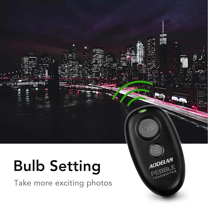 AODELAN Camera Wireless Shutter Release Remote Control for Sony Alpha a7 A7R A7RIII A77II A6000 A3000 A6300 A500 A200 A5100 A9 A560 A700 A850 HX300 RX100 V(A) RX100 VI, Replace RM-L1AM and RM-SPR1
