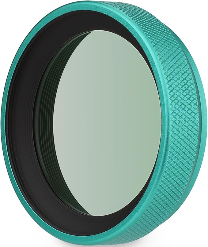 Haoge LUV-X54L Metal Lens Hood with MC UV Protection Multicoated Ultraviolet Lens Filter for Fujifilm X100VI Fuji X100V Camera Green
