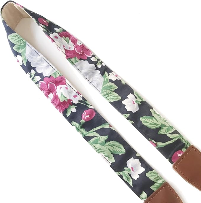 Alled Camera Strap Neck, Adjustable Vintage Floral Camera Straps Shoulder Belt for Women/Men,Camera Strap for Nikon/Canon/Sony/Olympus/Samsung/Pentax ETC DSLR/SLR