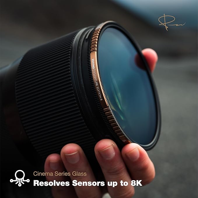 PolarPro 82mm Peter McKinnon VND Camera Filter - 6-9 Stop Variable Neutral Density Lens Filter for DSLR/Mirrorless Professional Video – PMVND Signature Edition II for Cinematic Shutter Speed Control