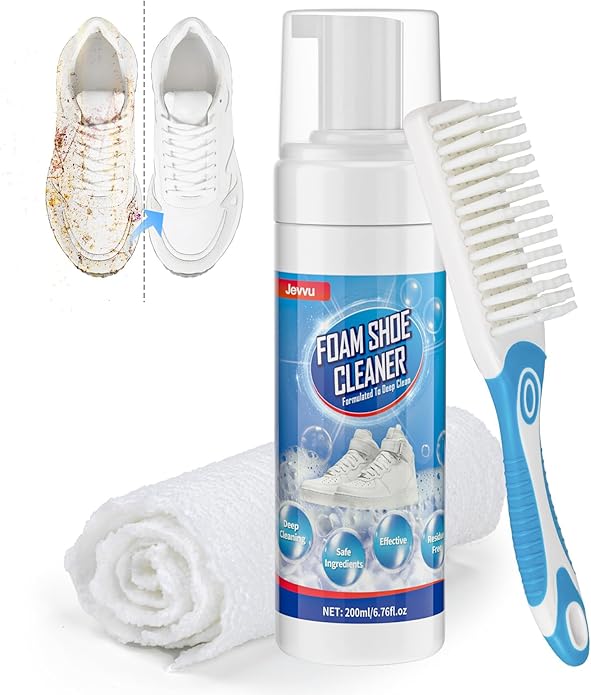 Shoe Cleaner, Sneaker Cleaner Foam for Removing Stains and Dirt, Shoe Cleaning Kit for White Shoes