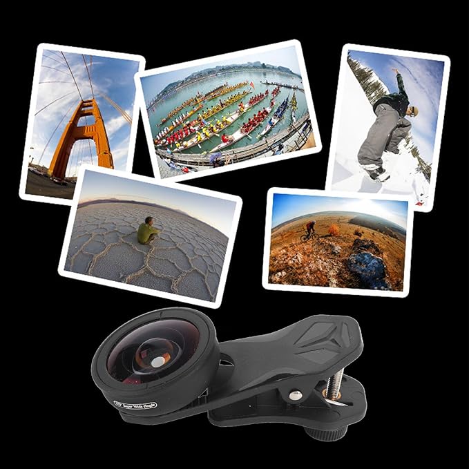 Phone Wide Angle Lens 170 Degree Ultra Wide Angle HD Clip On Cell Phone Camera Lens for Most Smartphones
