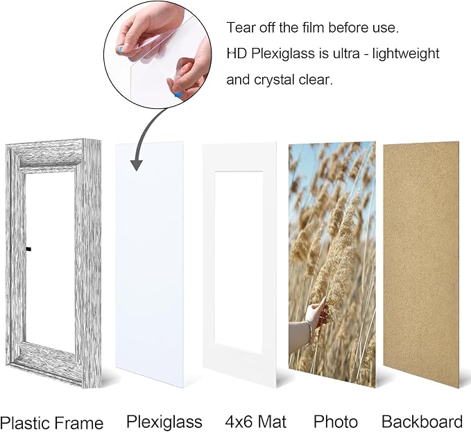 Vittanly 5x7 Picture Frames Set of 2, Ornate Vintage Photo Frame for Wall or Tabletop, Display 4x6 Pictures with Mat or 5x7 without Mat, Rustic Silver