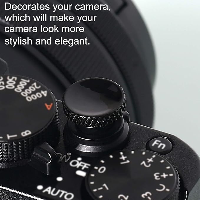 Camera Shutter Button, Upscale and Delicate Soft Shutter Release Button (3 Pack)