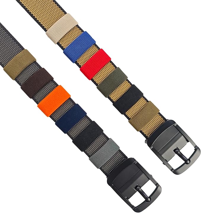 11 Pcs Thickening Elastic Belt Keepers, Nylon Webbing Strap Organizers & Holders for 1.5" to 2" Wide Belts