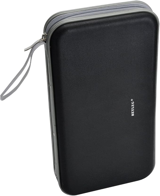 70 Capacity Heavy Duty CD DVD Blu-ray Media case Storage Holder Organizer Wallet (Black)