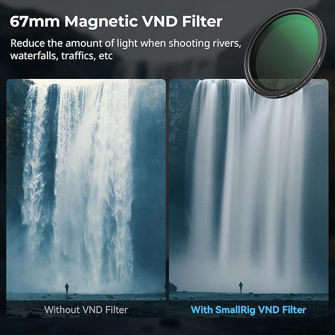 Bundle: SMALLRIG 1.33X Anamorphic Lens for Mobile Phone 4590+ SmallRig 5-in-1 Magnetic 67mm Lens Filter Kit for Phone and Camera 4726