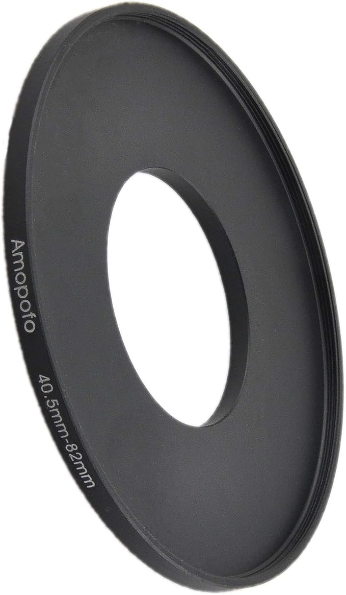 40.5mm to 82mm Step-Up Ring Filter Adapter for 82mm UV, ND, CPL Filter, Metal Step-Up Ring