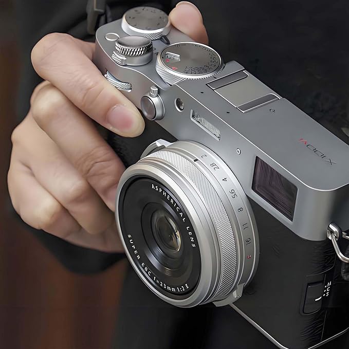 Fujifilm Camera Soft Release Button: 3 Pcs Shutter Button of Camera Accessories - Fuji Fujifilm X-M5 X-T5 X-T4 X-T3 X-T30 X-T30 II X-T20 X-PRO3 X100VI X100V X-E4 X-E3 (Silver)