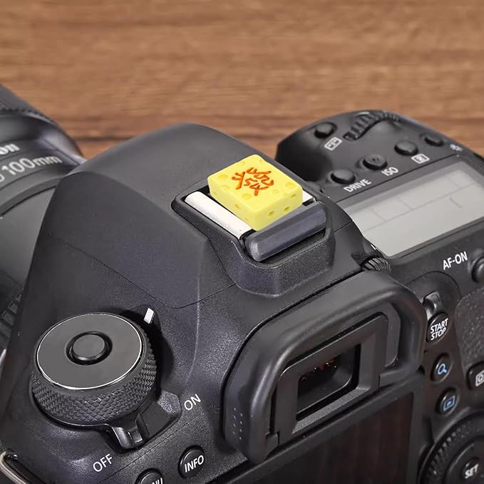 Camera Hot Shoe Cover, Cute Hot Shoe Cap, Hot Shoe Protector Compatible with Sony Fujifilm Fuji Canon Nikon Pentax Leical Panasonic (2pcs Mahjong)