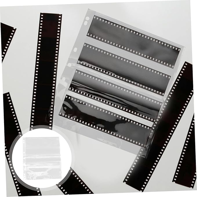 10pcs Heavy Duty Film Negative Sleeves for Storage Supplies Archival Photo Holders
