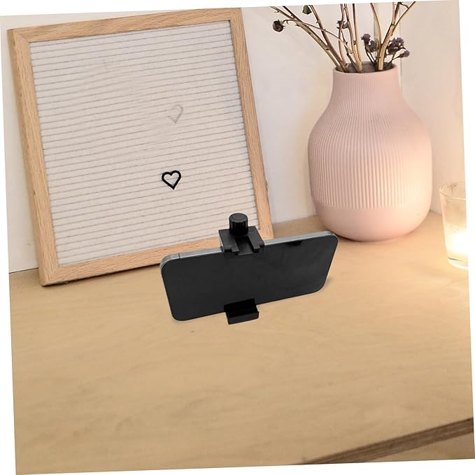 ARTIBETTER Rotation Hot Shoe Phone Mount Clip Universal Cell Phone Holder Tripod Adapter for Mobile Photography Camera Cold Shoe Mount Compatible with Selfie Stick and Mini Tripod