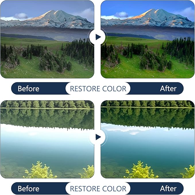 Portable 52mm Polarizing Filter for Phone, Clip-on CPL Phone Camera Lens Filter,Circular Polarized Lens with Upgraded Clip,Compatible with Most Cell Phones