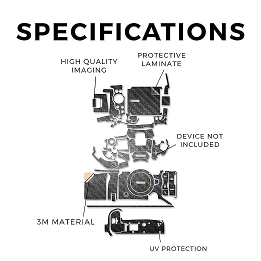 Carbon Fiber Camera Skin Compatible with Canon EOS R5 Mark II (2023) - Scratched Up - Premium 3M Vinyl Protective Wrap Decal Cover - Easy to Apply | Crafted in The USA by MightySkins