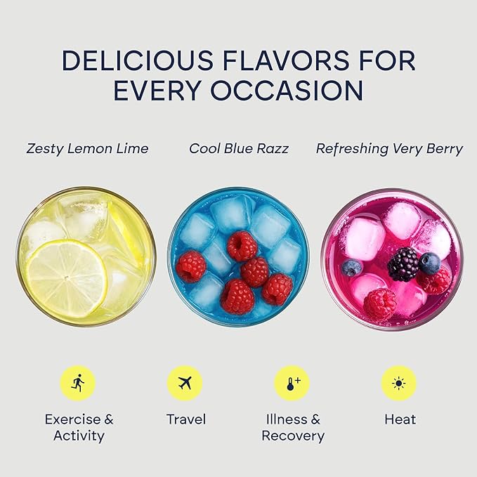 Belle HydroBelle Electrolyte Powder Drink Mix, Variety Pack, Sugar Free Hydration Packets Made with Coconut Water and Electrolytes, Vegan, Keto, and Dairy Free, Travel Friendly, 12 Count