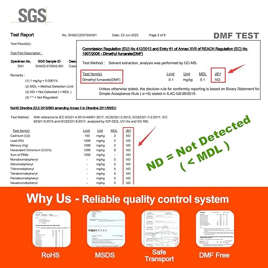 8LB Fonday Premium Moisture Indicating Silica Gel Desiccant Orange to Green Rechargeable Industry Standard Bead Size 3 to 5mm