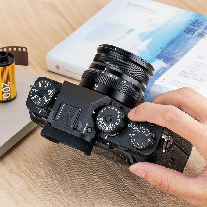 JJC Metal Thumb Up Grip for Fujifilm Fuji X-T5 XT5 X-T4 XT4 X-T3 XT3 Camera, Hot Shoe Thumb Rest Support for Easier Handling & Secure Hold