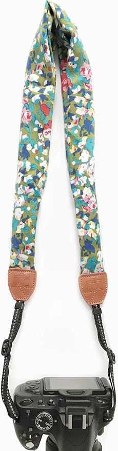 Alled Camera Neck Shoulder Belt Strap, Chevron Scarf Vintage Print Soft Coloful Camera Straps for Women/Men for DSLR/SLR/Nikon/Canon/Sony/Olympus/Samsung/Pentax ETC
