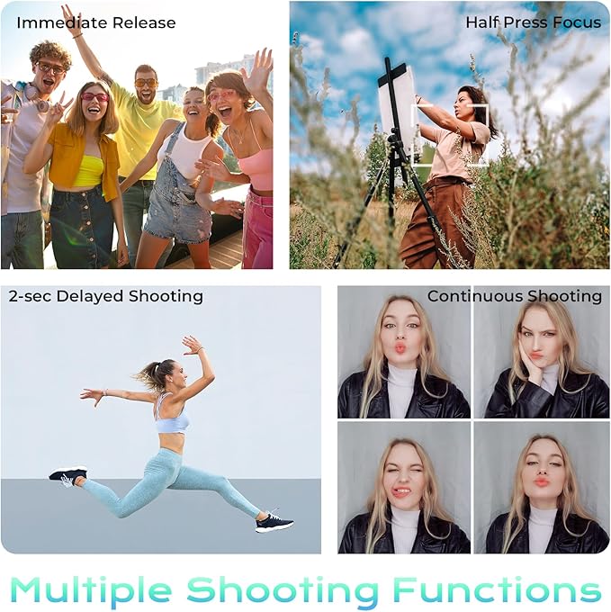Upgrade for Nikon Rechargeable Wireless Camera Remote Control,AODELAN Shutter Release Compatiable with P950, Z6 II, D6, D780, Z5, Z7 II, Z9, Z8, Z6 III, P1100, P1000, Z7, Z6, D850, D7500