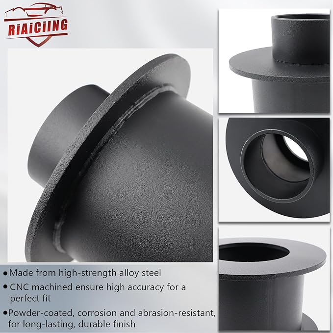 3.5" Front Leveling Kit Compatible with 2005-2024 Ford F250 F350 Super Duty 4WD, 3.5 inch High-Strength Steel Coil Spring Lift Spacers with Shock Mount Extenders & Sound Isolator