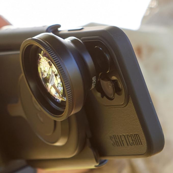 Shiftcam | LensUltra 75mm Long Range Macro Lens - 10x Magnification, 70-100mm Focus Distance - Perfect for Close-Up Photography, Stunning Depth of Field, Fine Details, Premium Design