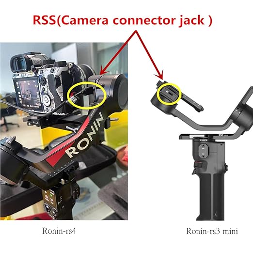 DYTDIEYINGTU for DJI Stabilizer Multi-Function Camera Control Cable (Micro USB) - EOS 200D II, M50, M50 II, 90D, 850D, a6400, a6600, a9, ZV-1, ZV-E1 - Shutter Release Connection