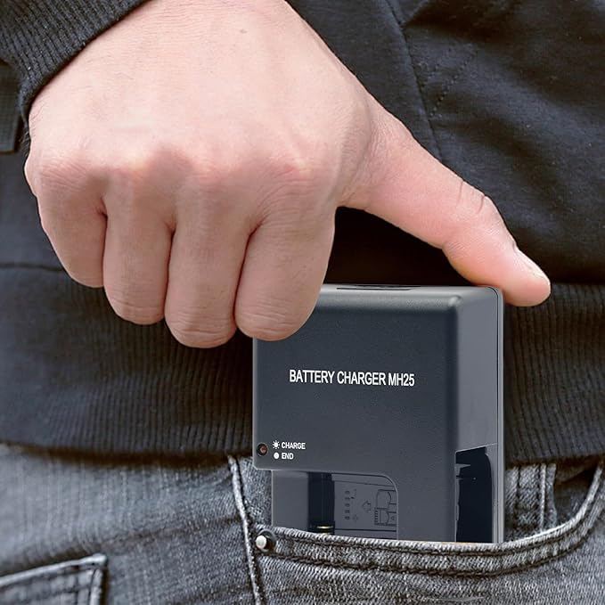 MH-25 Battery Charger Compatible with Nikon EN-EL15 EN-EL15a EN-EL15b Battery for D500 D600 D610 D750 D780 D800 D800E D810 D810A D850 D7000 D7100 D7200 D7500 Coolpix Z5 Z6 II Z7 II Cameras