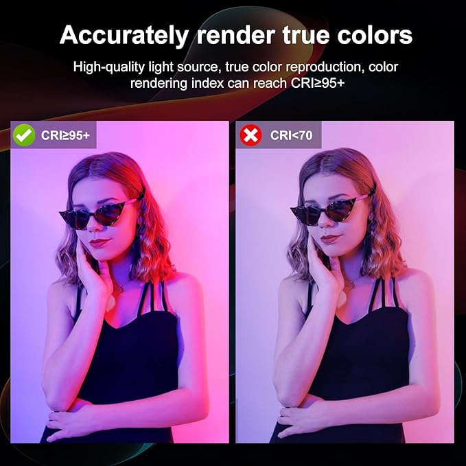 PULUZ 11.8" RGB Full Color Photography Light Stick, Holdable Magnetic LED Stick Fill Lights with 1/4 inch Screw Holes, Rechargeable Tube Light with 20 Lighting Effects for Photography Lighting