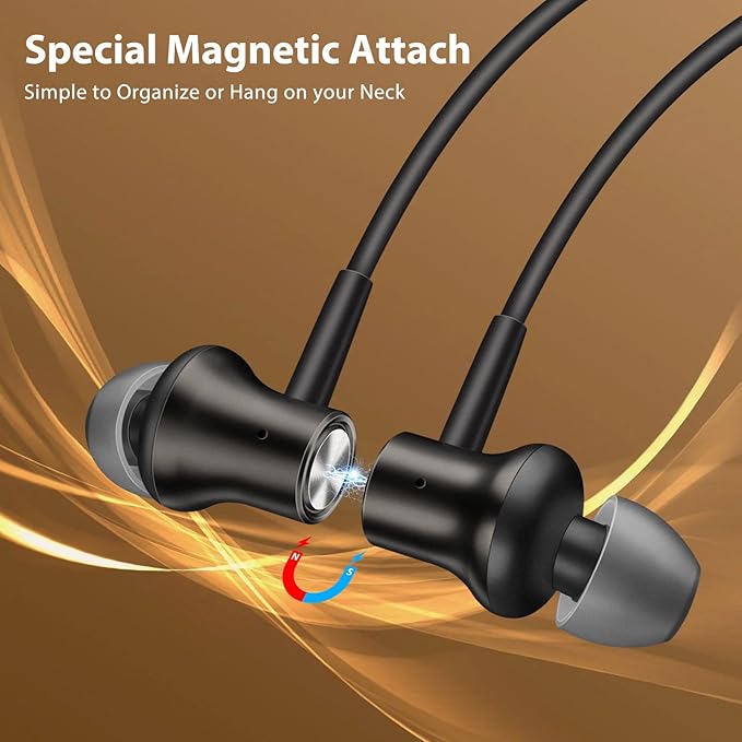 Jiunai USB C Wired Earbuds for iPhone 17 Pro Max 16 15 Plus Headphone with Mic In Ear Magnetic Noise Isolated Stereo AUX Corded Type C Earphone for Samsung Galaxy S26 S25 S24 for iPad Pixel Metal Grey