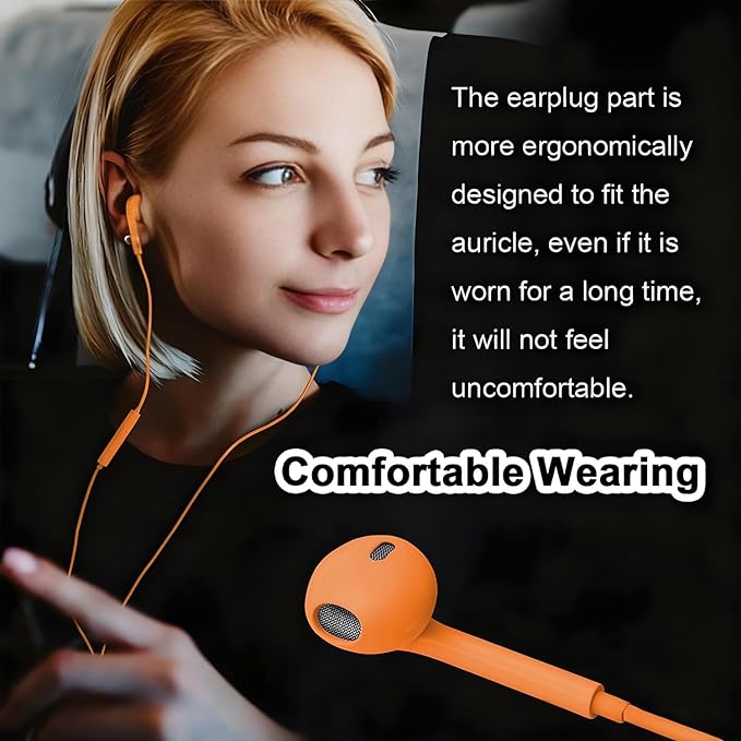 2 Packs USB C Headphones for iPhone 16/15 Phone Earbuds with Microphone & Volume Control HiFi Stereo Type C Earphones for Galaxy S23/S22/S21/S20/Ultra Note 10/20, for Pixel 7/6/6a/5/4,for OnePlus 9 8