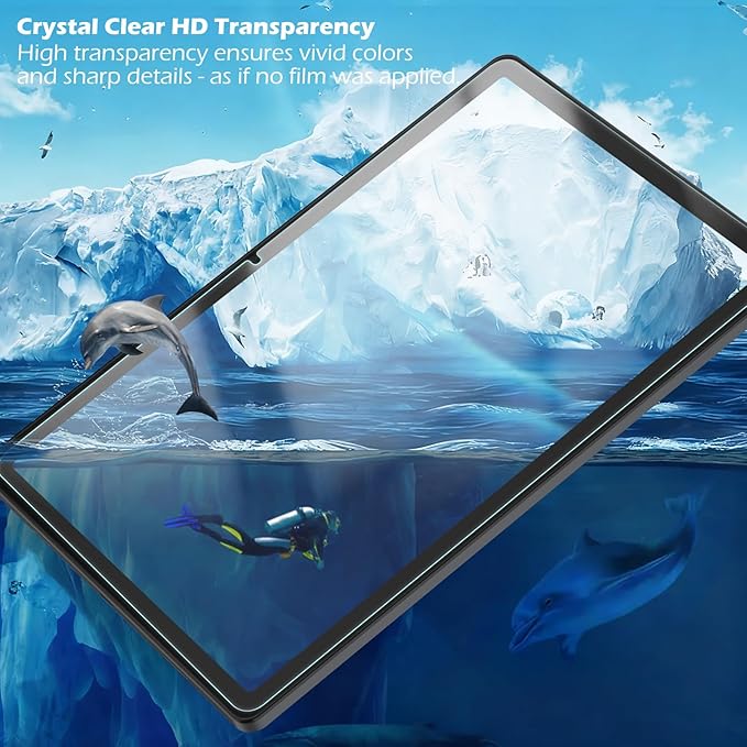 4-Pack Cut to Fit Screen Protector [295mm×210mm] Universal Plastic Trimmable Screen Protector Sheets, Anti-scratch Cuttable PET Protective Film for Phone, GPS, Smart Watch, Tablet, Camera