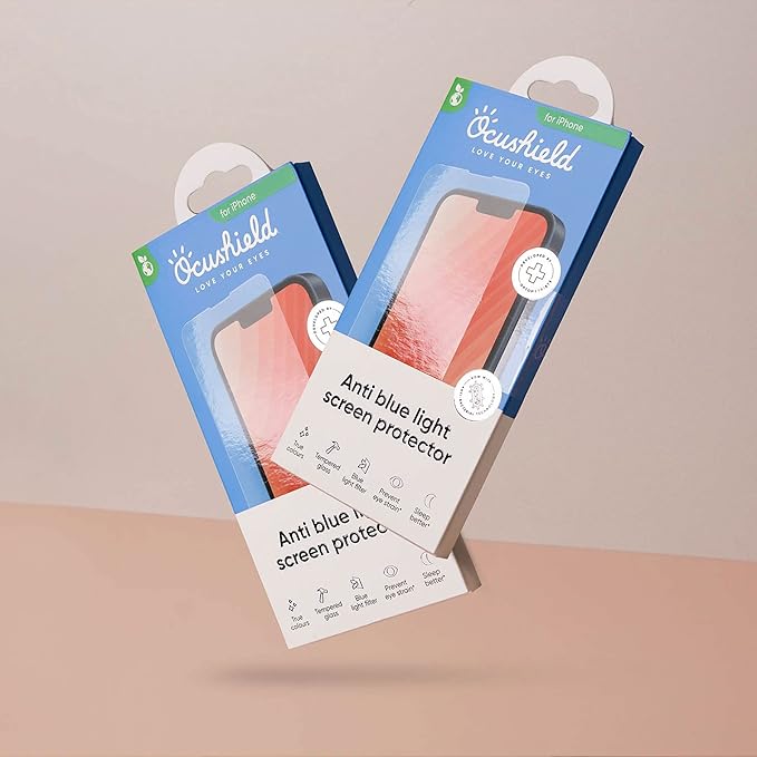 Ocushield Anti Blue Light Tempered Glass Screen Protector for iPhone XR | iPhone 11 6.1" - Protect Your Eyes, Reduce Migraines & Improve Sleep