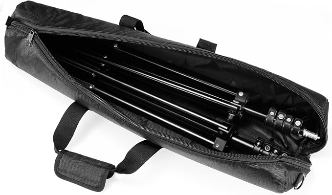 Camera Equipment Storage Bag Pouches Reinforced Base Design Padded Compartment Portable Shoulder Strap Tripod Organizers Monopod Travel Carrying Case