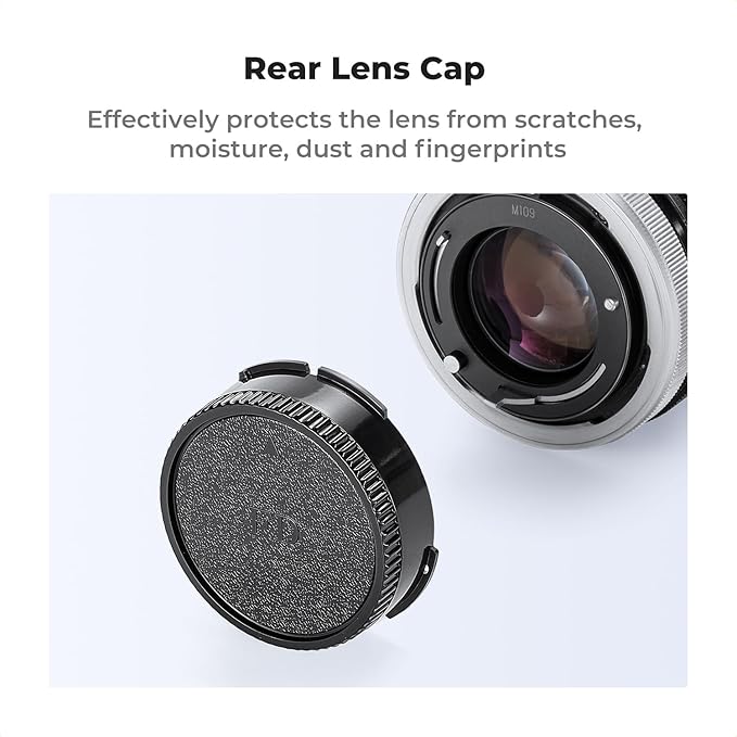 K&F Concept FD Mount Rear Lens Cap & Body Cap Cover & Hot Shoe Cover Kit, FD Lens Cap, FD Mount Back Cap, FD Cap for Canon F-1 FTB AE-1 A-1 at-1 AV-1 AL-1 T60 T70 T80 T90