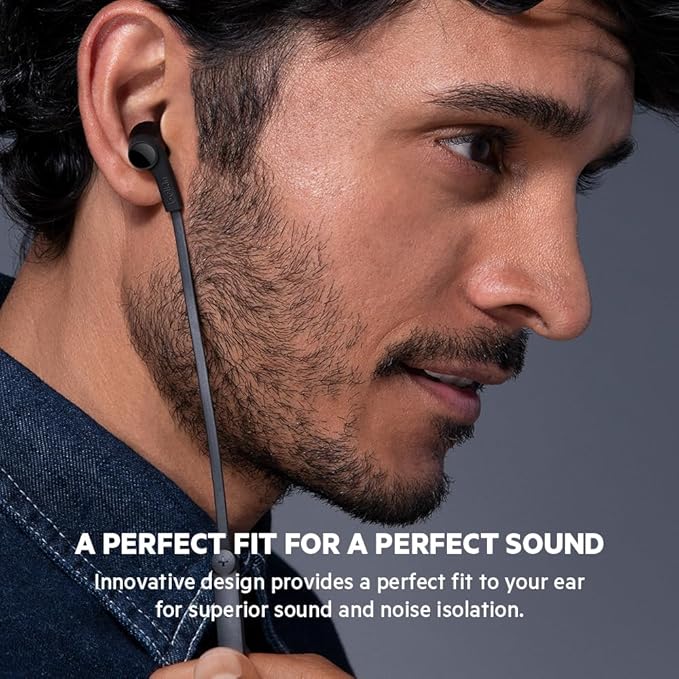 Belkin SoundForm Headphones - Wired In-Ear Earphones With Microphone- iPhone Headphones - Apple Wired Earbuds For iPhones & iPads With Lightning Connector (Black)
