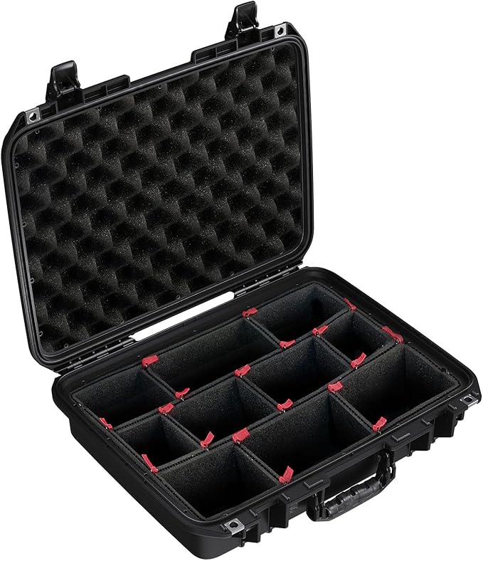 Pelican Air 1505 Case - with TrekPak Dividers - Ideal as a Camera, Gear, or Drone Case (Black)