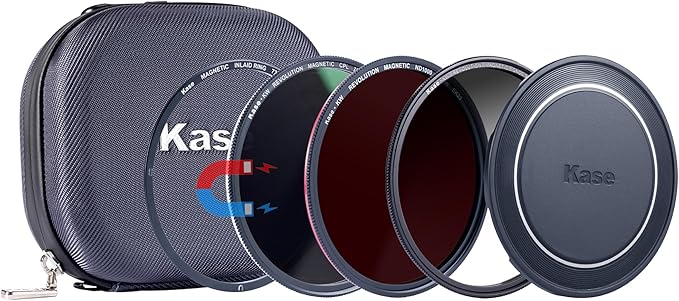 Kase 112mm Wolverine Revolution Plus Magnetic Filters Pro Kit for Nikon Z 14-24mm f/2.8 S Lens, Includes CPL ND1000 Soft GND0.9 Lens Cap & Filter Bag, Shockproof Optical Glass & & Color Coded Rings