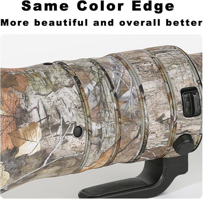 CHASING BIRDS Lens Camouflage Waterproof Coat for Nikon Z 600mm f/4 TC VR S Rainproof Lens Protective Cover Version IV (Shadow Black, with Z 2X)