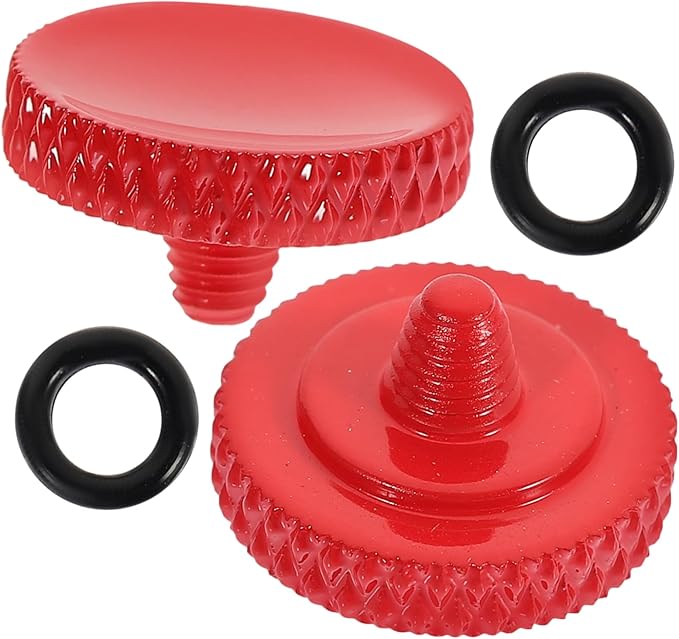 Housoutil 2pcs Soft Shutter Release Button for Camera Threaded Design Smooth Functionality Grip Precision Photography