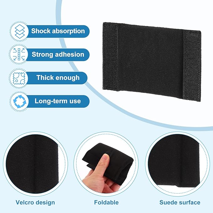 PATIKIL Camera Bag Divider, 2Pcs 5.51"x3.78"x0.55" Shockproof Camera Bag Inserts Separator Pad Protective Lens for Nikon Camera DSLR Protect Bag Organizer Universal Divider Cushion, Black