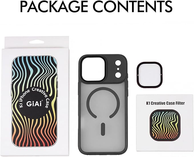 Magnetic UV Filter for iPhone 17 ProMAX with case | Compatible w MagSafe | Quick-Release System for CPL/ND/VND (Sold Separately) | Phone Video Lens Accessory Camera Lens Protector for Vlog Live