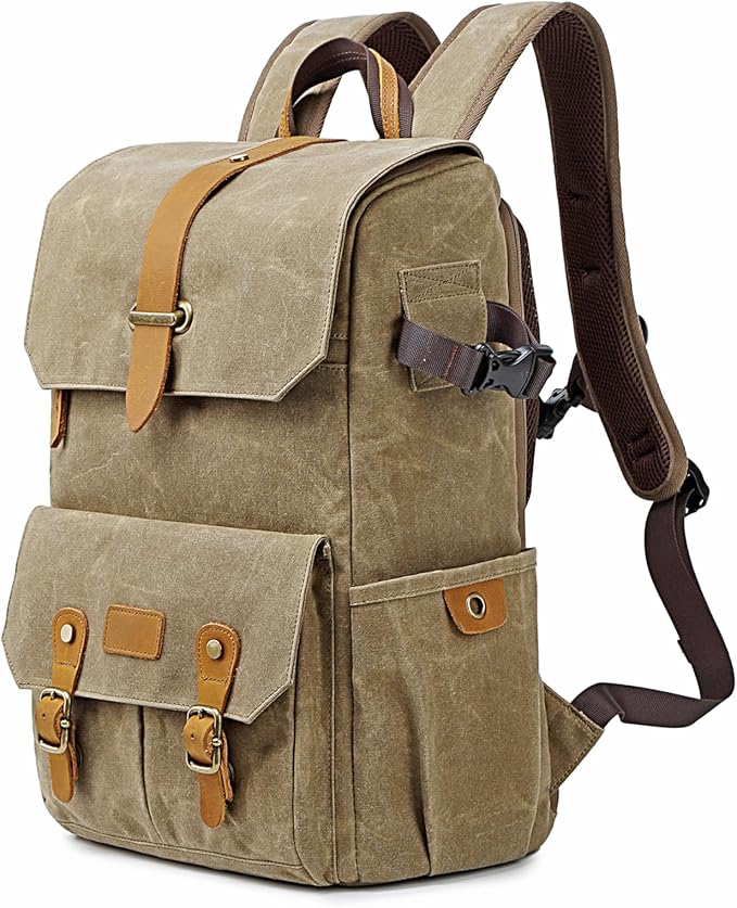 ZESTTREK Camera Backpack Bag Big - Professional DSLR Camera Bag with Waterproof Rain Cover Laptop Compartment Photograhy Backpack Case ﻿
