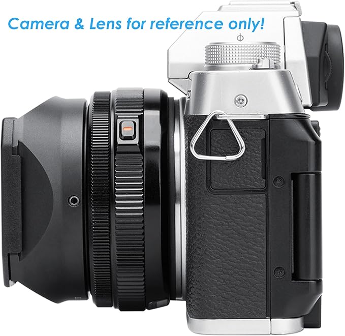 JJC Metal Square Lens Hood for Fuji XF 27mm f2.8 R WR & XF 27mm f/2.8 Lense