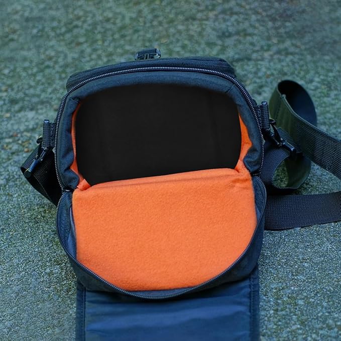 KICHOUSE Camera Bag Insert Divider Padded Organizer for Dslr Mirrorless Cameras Lens Compartments Protective Modular Camera Bag Partition 5.51X3.77X0.55In Travel Photography Accessory